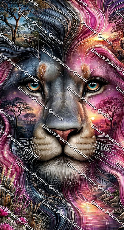 Das Herz der Savanne by Andy‘s_AI_Art 65x120 270 Farben