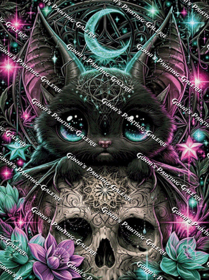 Die kleine Nachtwächterin by Sweet_Loco_AI 75x100 200 Farben