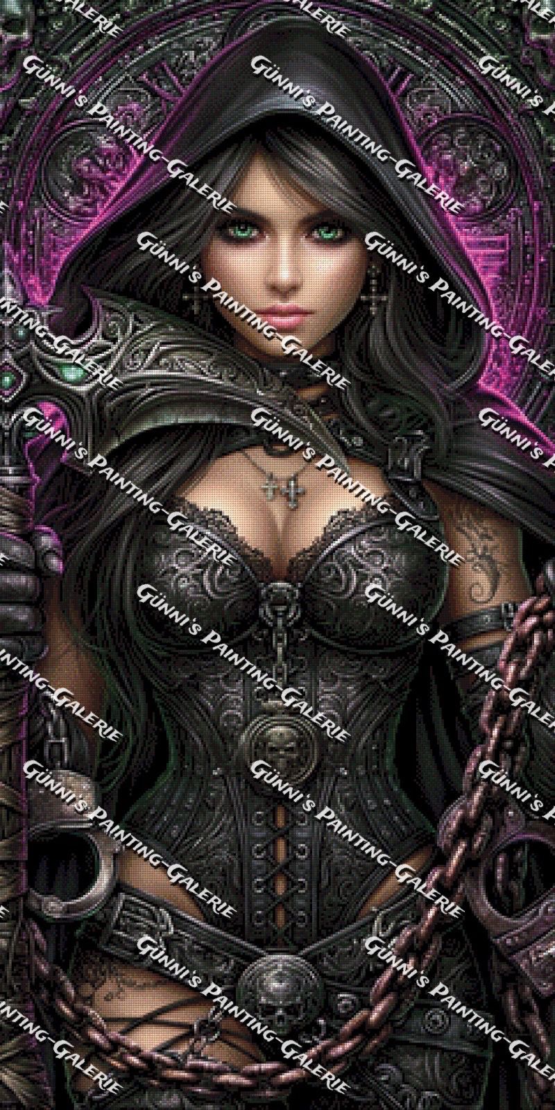 Die Herrin der Ketten by Sweet_Loco_AI 60x120 155 Farben
