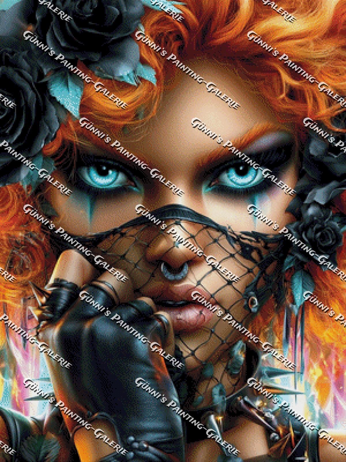 Unter der Maske by illumaris KI_Art 75x100 285 Farben