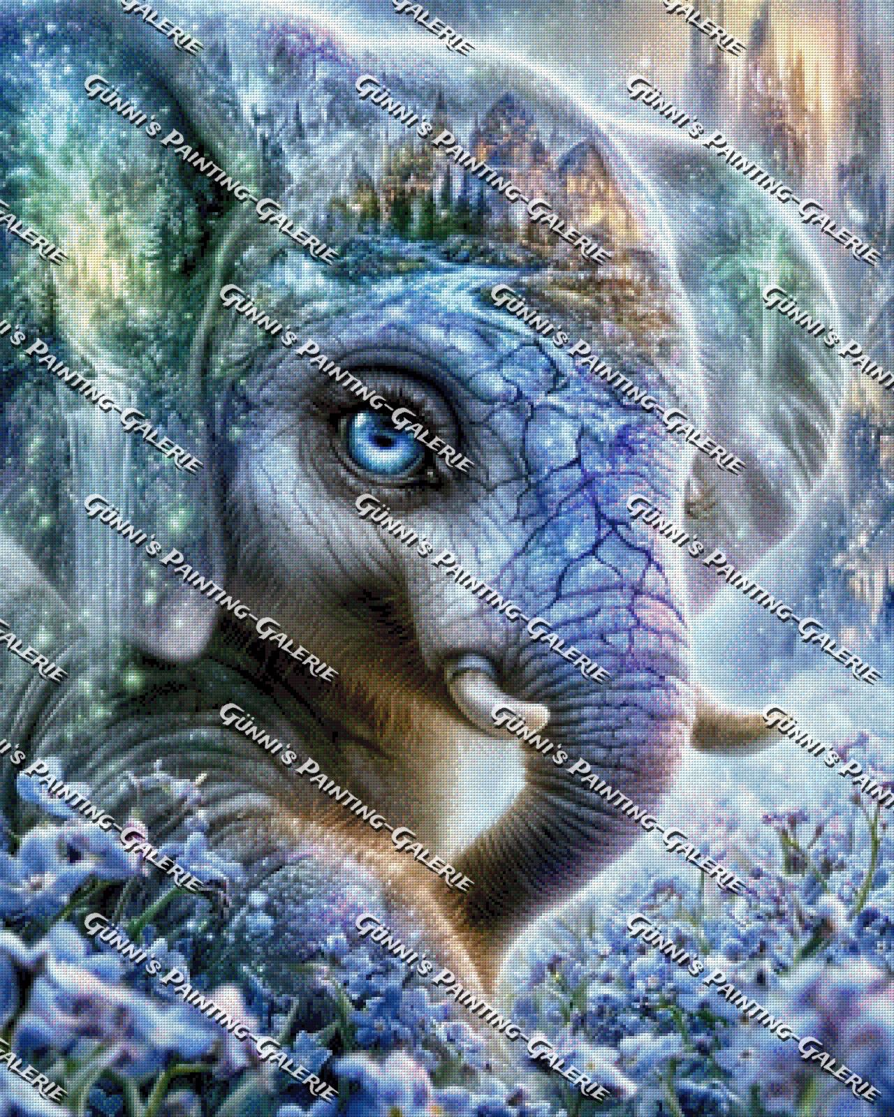 Die Seele des Zauberwaldes by Andastra_DP 80x100 220 Farben