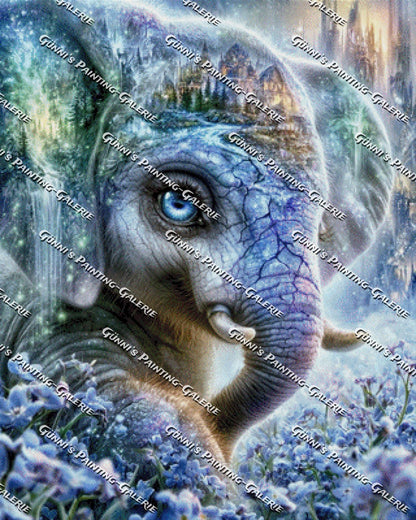 Die Seele des Zauberwaldes by Andastra_DP 80x100 220 Farben