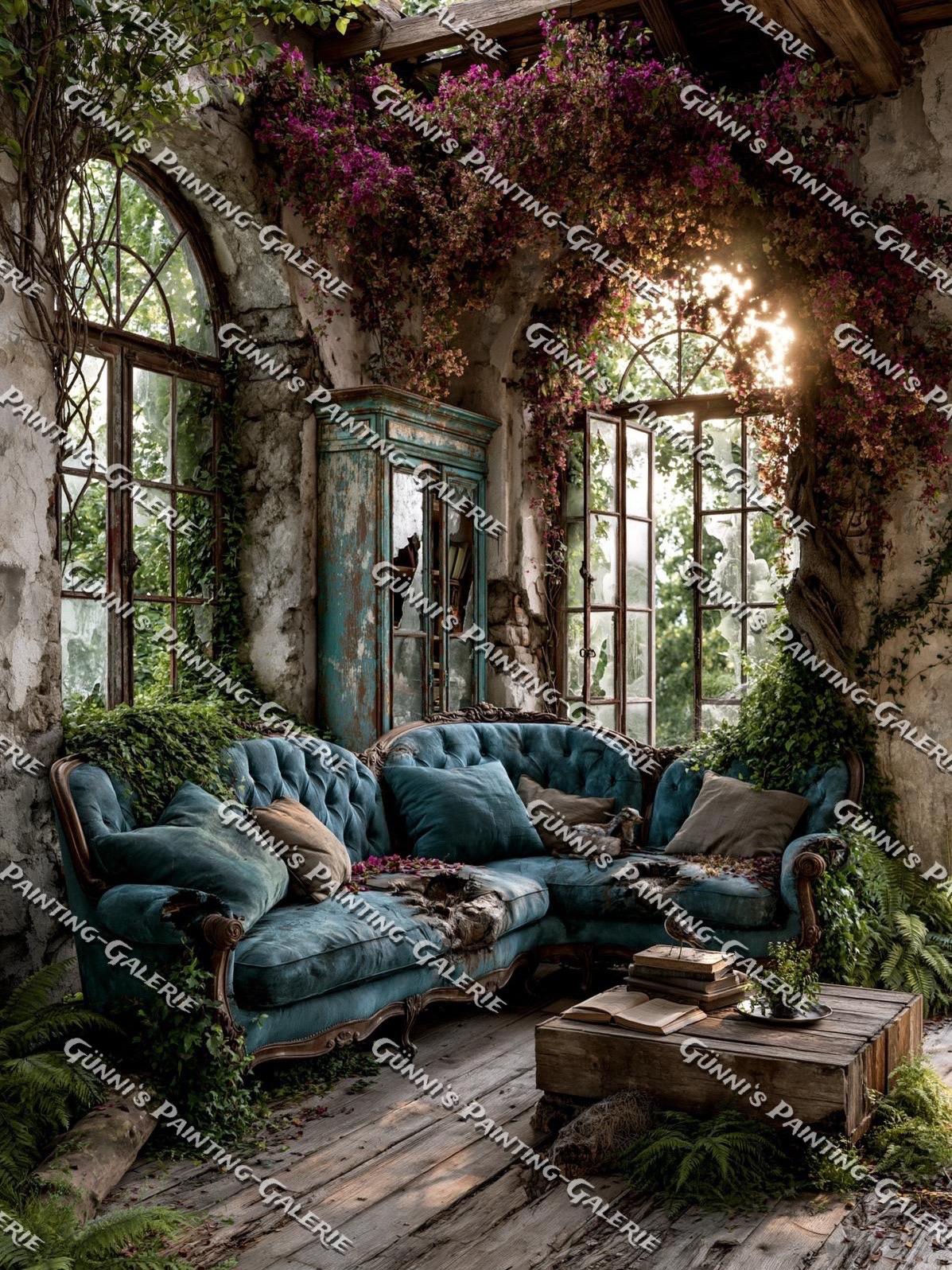 Lost Place - Vergessene Gemütlichkeit by QN 75x100 205 Farben