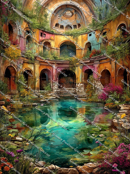 Lost Place - Die vergessene Lagune by QN 90x120 310 Farben
