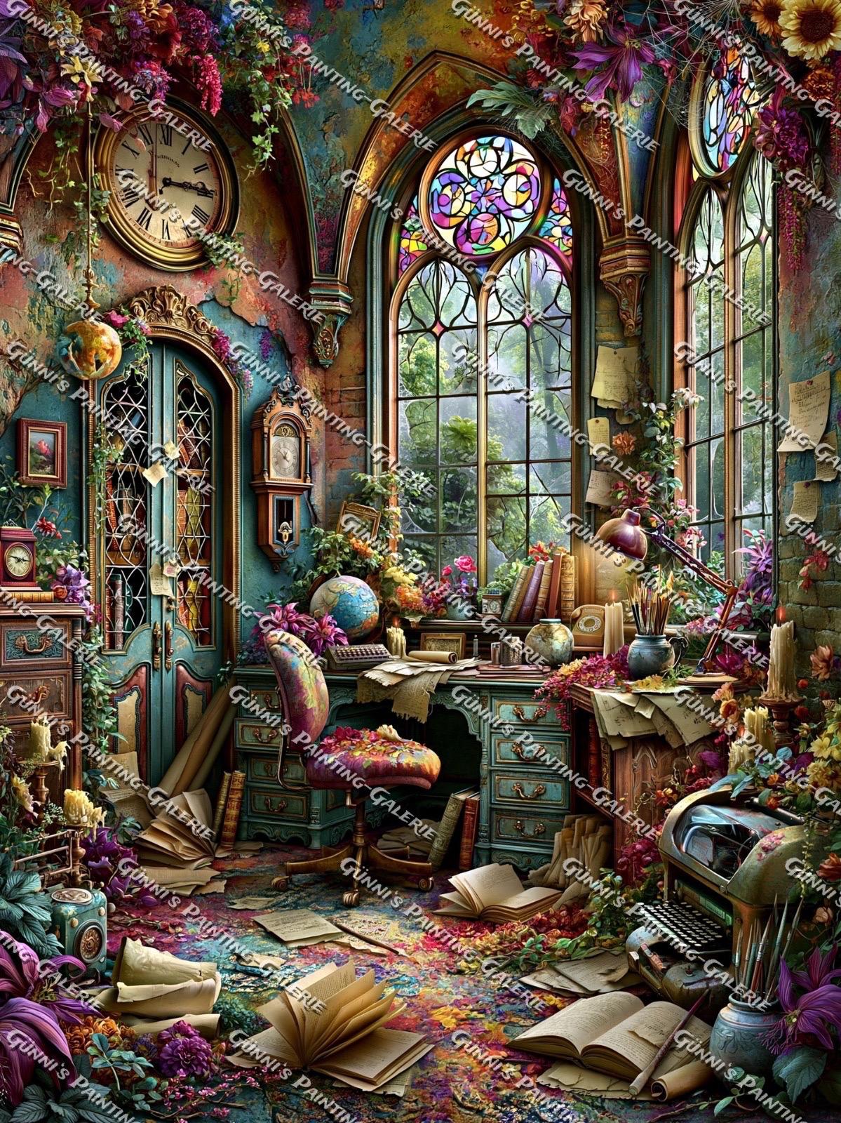 Lost Place - Das vergessene Atelier by QN 90x120 325 Farben
