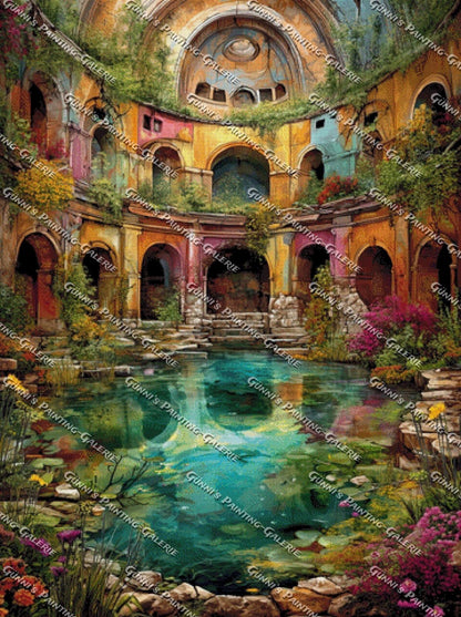 Lost Place - Die vergessene Lagune by QN 90x120 310 Farben