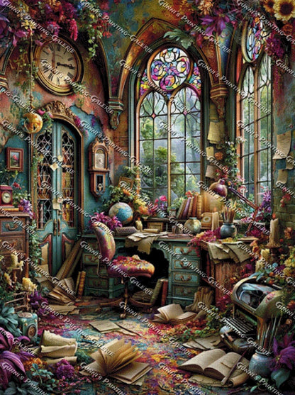 Lost Place - Das vergessene Atelier by QN 90x120 325 Farben