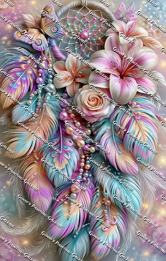 Traumfänger der Seelenblüten by Andy‘s_AI_Art  75x100 270 Farben