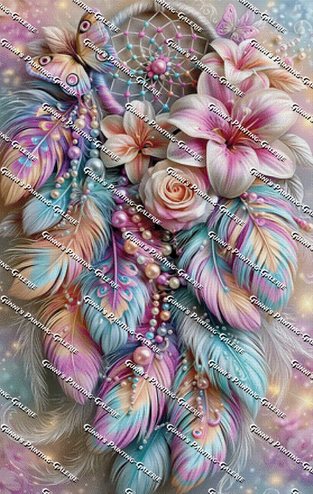 Traumfänger der Seelenblüten by Andy‘s_AI_Art  75x100 270 Farben