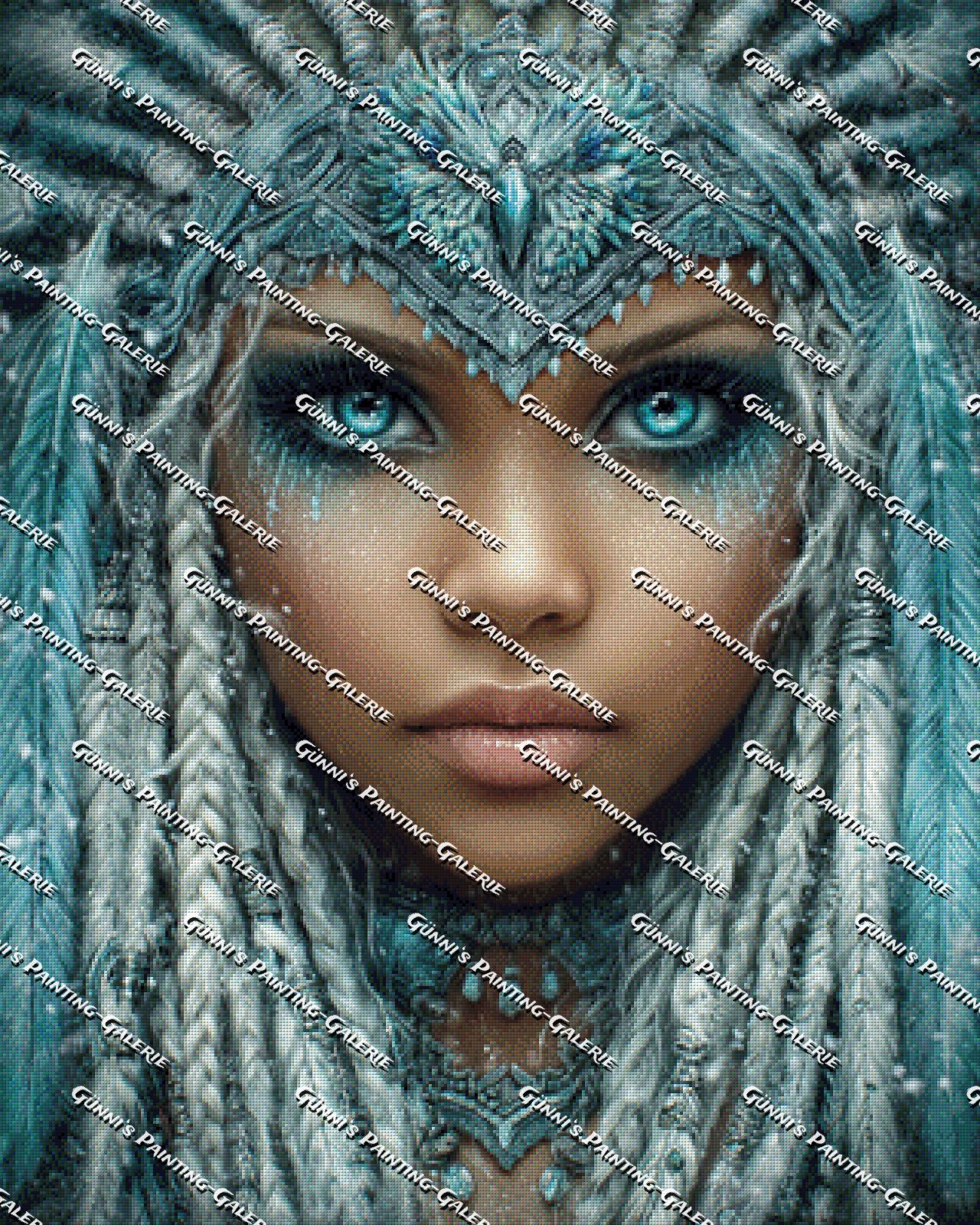 Das Lied des Nordwinds by Elly_A.I. 80x100 160 Farben