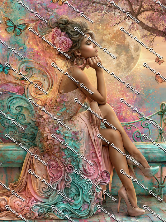 Mondträume in Pastell by Andy‘s_AI_Art 90x120 280 Farben