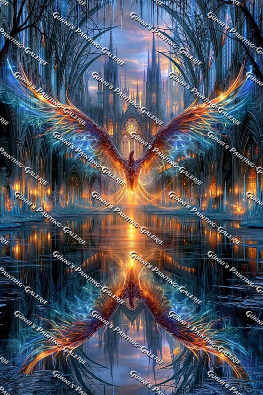 Die Wiedergeburt des Lichts by QN 80x120 280 Farben