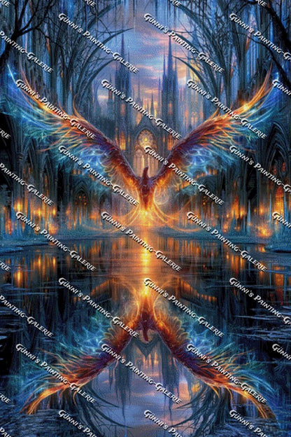 Die Wiedergeburt des Lichts by QN 80x120 280 Farben