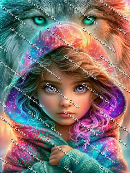 Die Wolfsseele by illumaris KI_Art 90x120 305 Farben