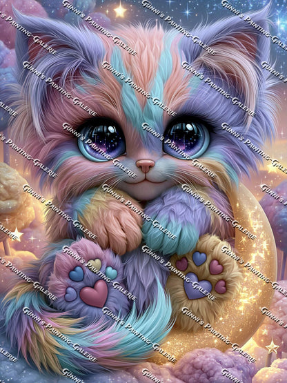 Kleines Herzpfötchen by Andy‘s_AI_Art 75x100 220 Farben