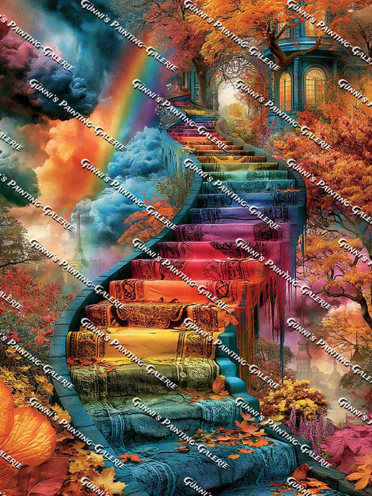 Der Regenbogenpfad by QN 75x100 300 Farben
