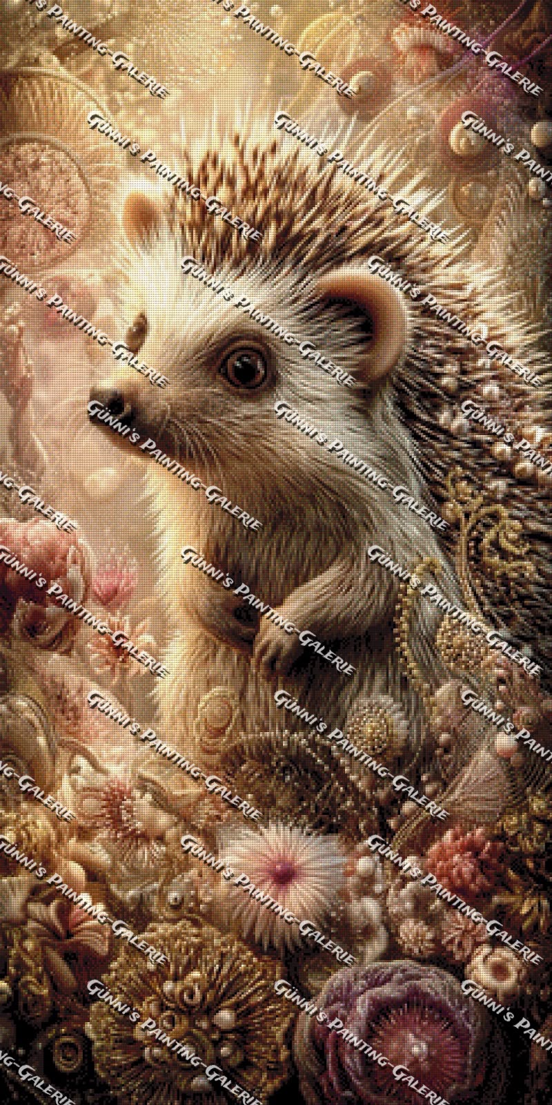 Der Goldene Igel by Andastra 60x120 150 Farben