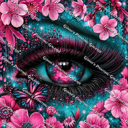 Auge der Blütenmagie II by Andy‘s_AI_Art 90x90 230 Farben