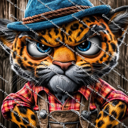 Sheriff Knurrbart by QN 60x60 90 Farben