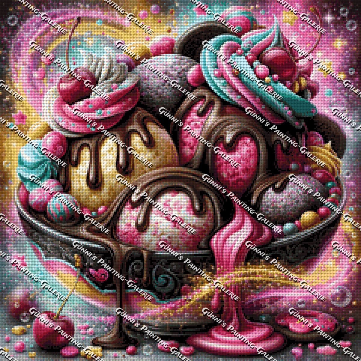 Süße Versuchung by Andy‘s_AI_Art 60x60 100 Farben