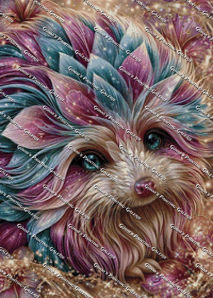 Der Blütenigel by Andy‘s_AI_Art 50x70 85 Farben