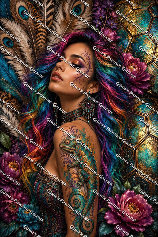 Verborgene Schönheit by Biggilee_Art 80x120 290 Farben