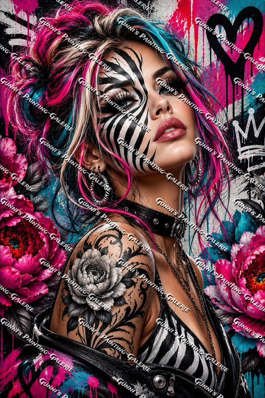 Queen of Chaos by Biggilee_Art 70x105 270 Farben