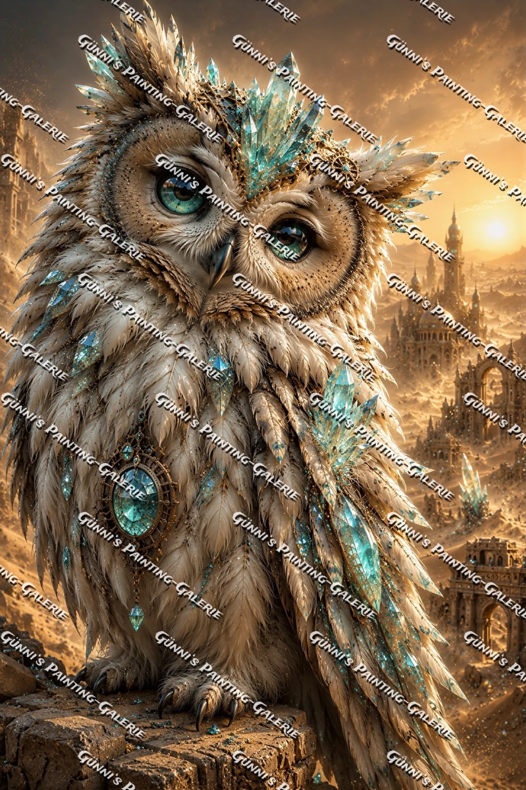 Hüterin der verlorenen Stadt by Biggilee_Art 80x120 200 Farben
