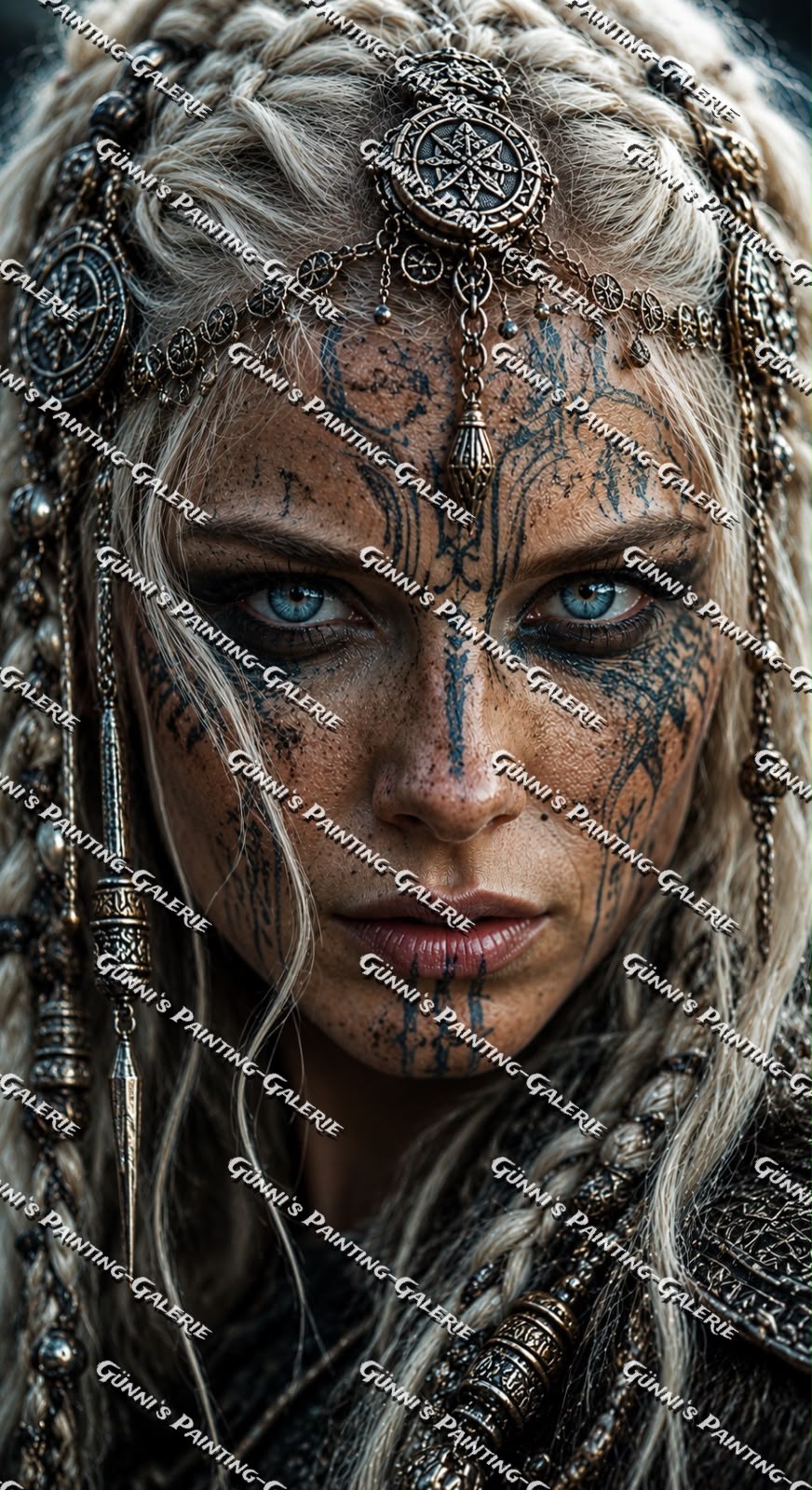 Die Runenkriegerin by Biggilee_Art 60x110 125 Farben