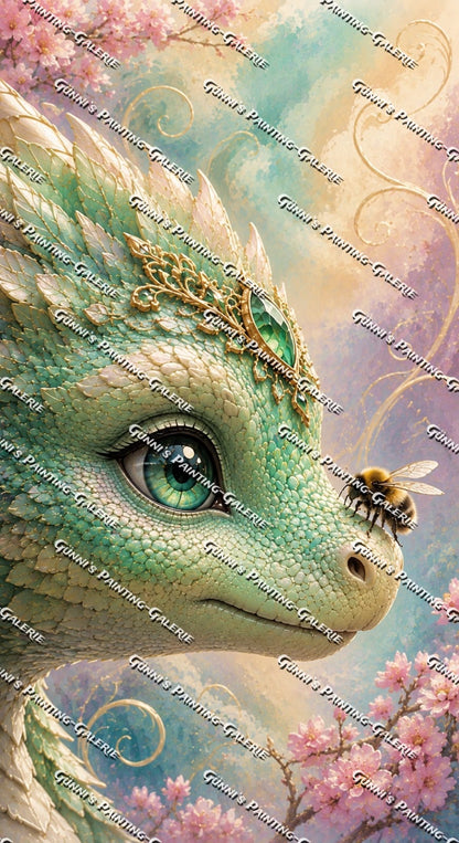 Der kleine Drachenkönig by Biggilee_Art 60x110 250 Farben