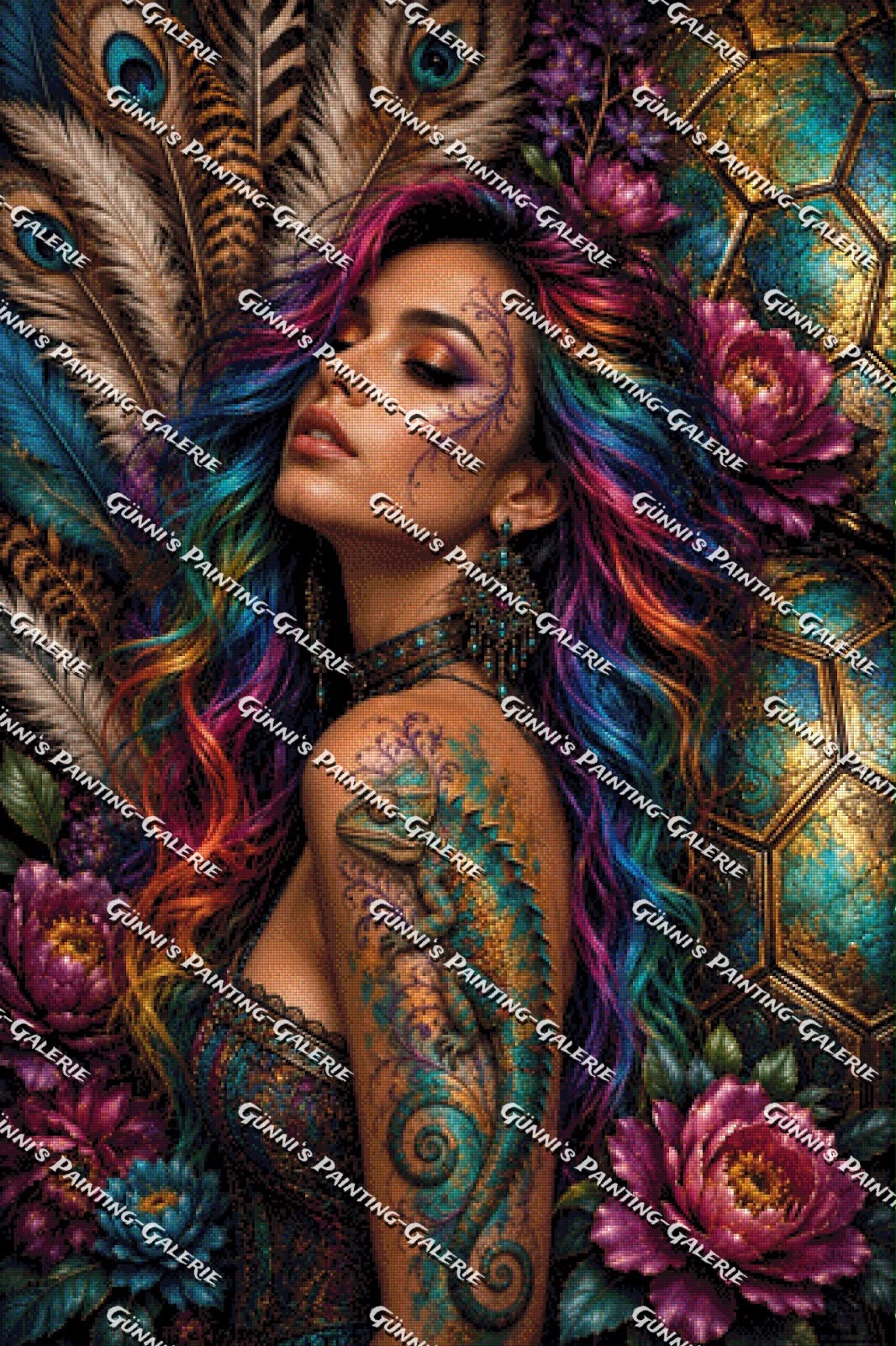 Verborgene Schönheit by Biggilee_Art 80x120 290 Farben