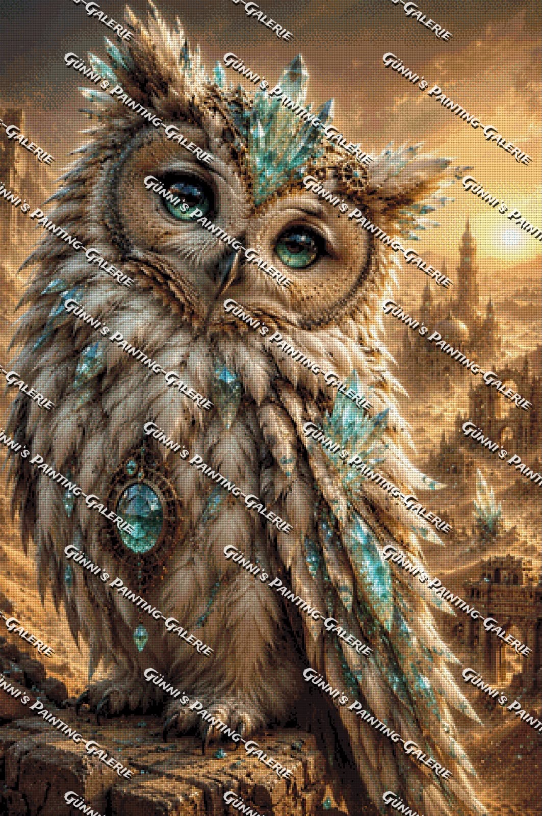 Hüterin der verlorenen Stadt by Biggilee_Art 80x120 200 Farben