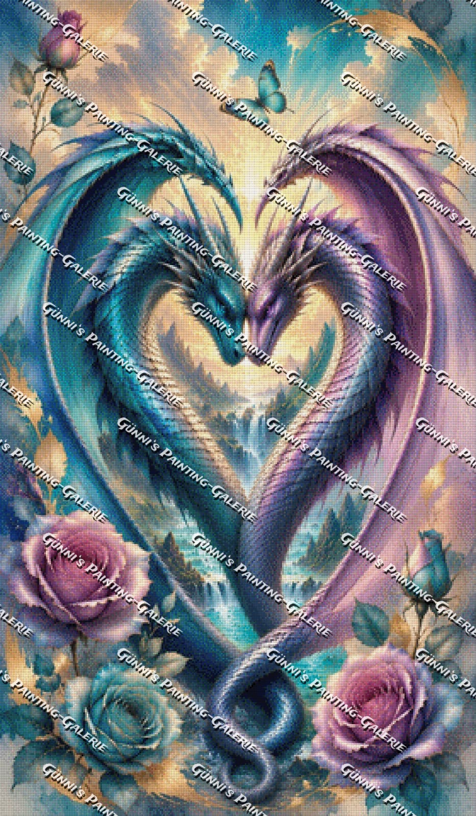 Ewige Verbundenheit by Biggilee_Art 70x120 270 Farben