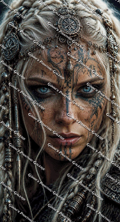 Die Runenkriegerin by Biggilee_Art 60x110 125 Farben