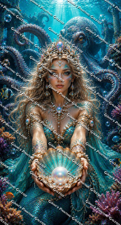 Königin der Tiefsee by Biggilee_Art 70x130 250 Farben
