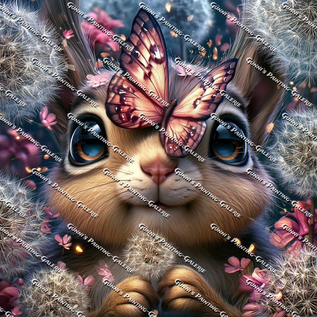 Pusteblumenzauber by illumaris KI_Art 80x80 245 Farben