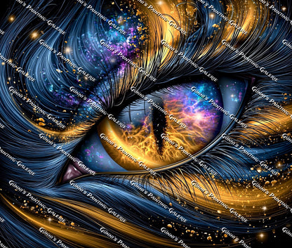 Das Auge des Kosmos by QN 100x85 250 Farben