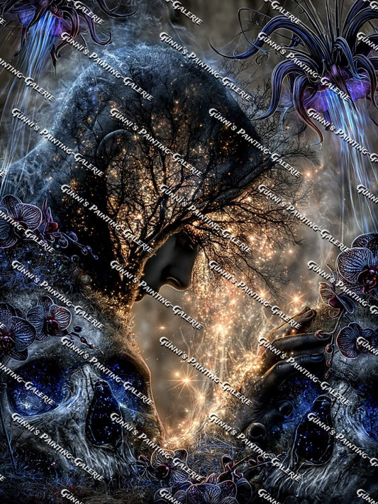 Das Flüstern der Dunkelheit by Karla 75x100 180 Farben