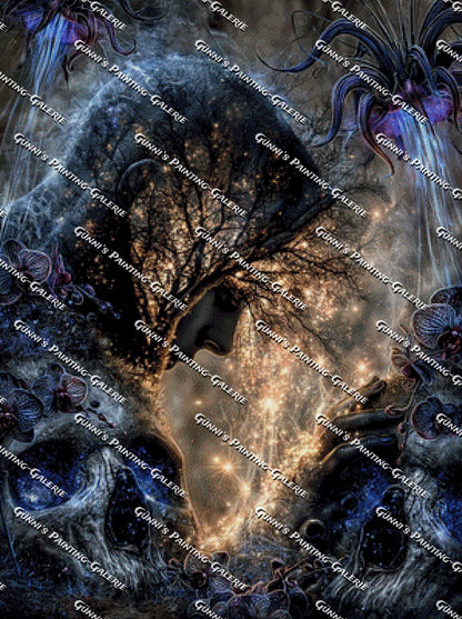 Das Flüstern der Dunkelheit by Karla 75x100 180 Farben