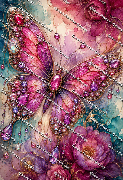 Juwelenschmetterling by Biggilee_Art 75x110 280 Farben