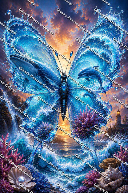 Flügel des Meeres by Biggilee_Art 80x120 275 Farben