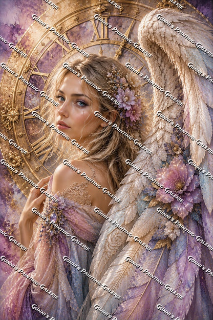 Die Hüterin der Zeit by Biggilee_Art 70x105 160 Farben