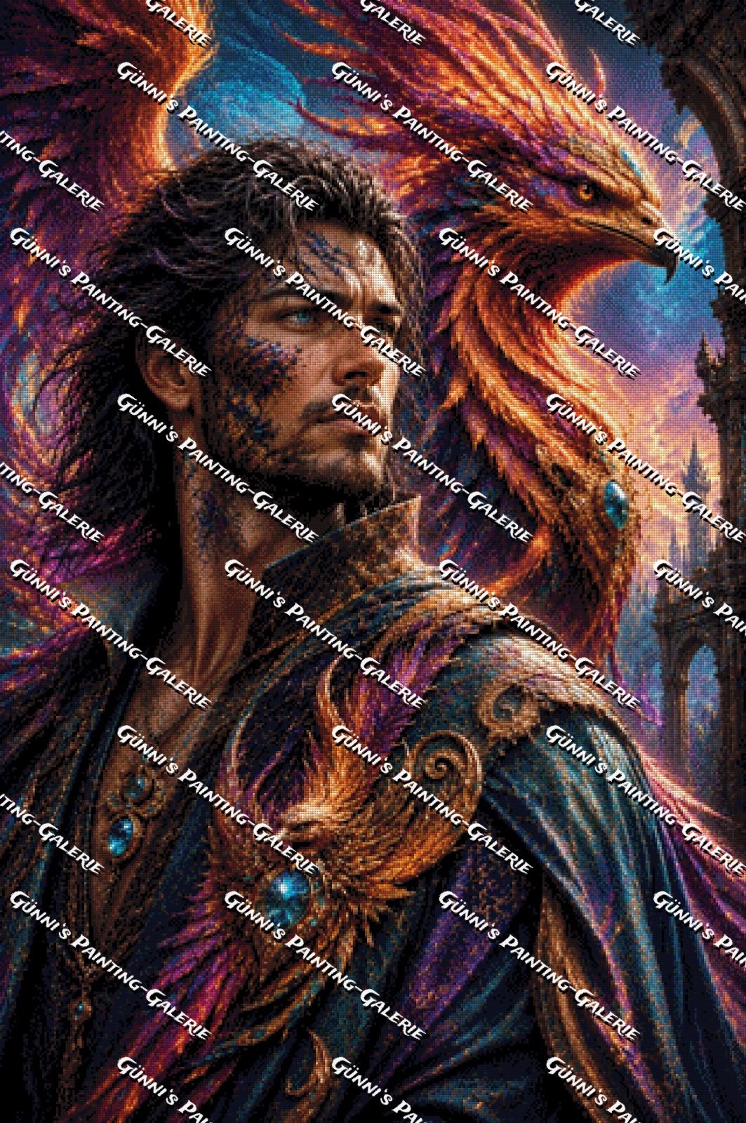 Der Phönixwächter by Biggilee_Art 80x120 300 Farben