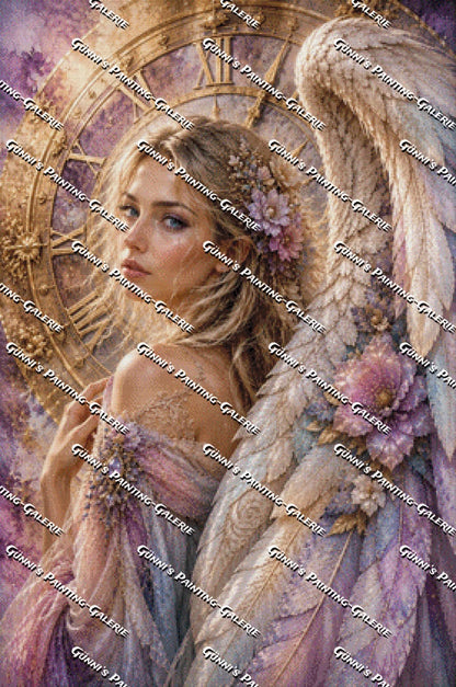 Die Hüterin der Zeit by Biggilee_Art 70x105 160 Farben