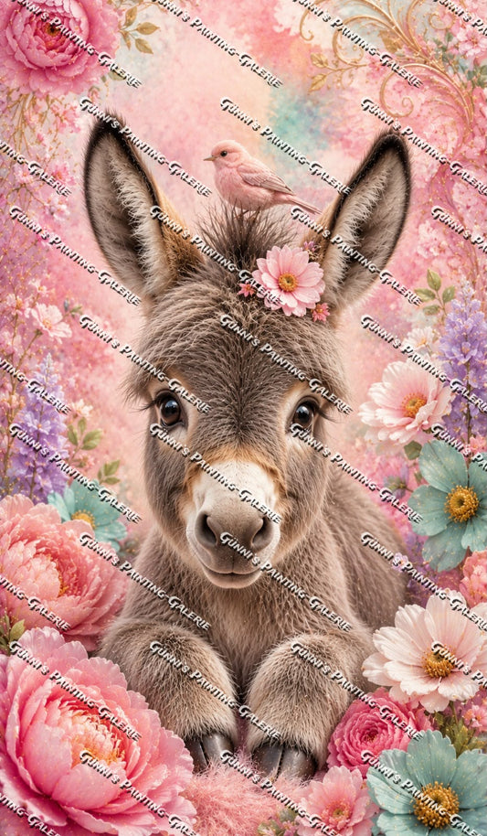 Freundschaft im Blütengarten by Biggilee_Art 70x120 260 Farben