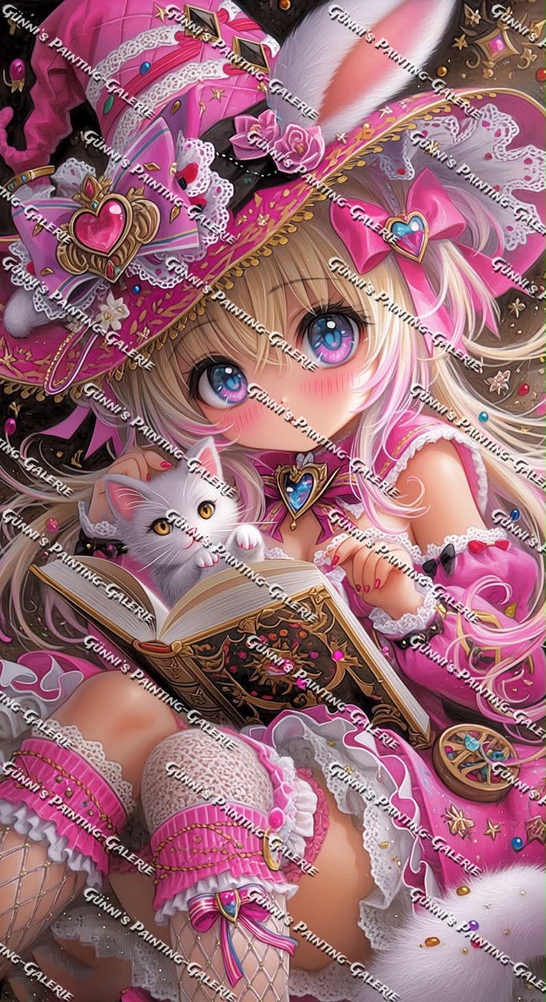 Die kleine Zauberin by Elly_A.I. 60x110 250 Farben