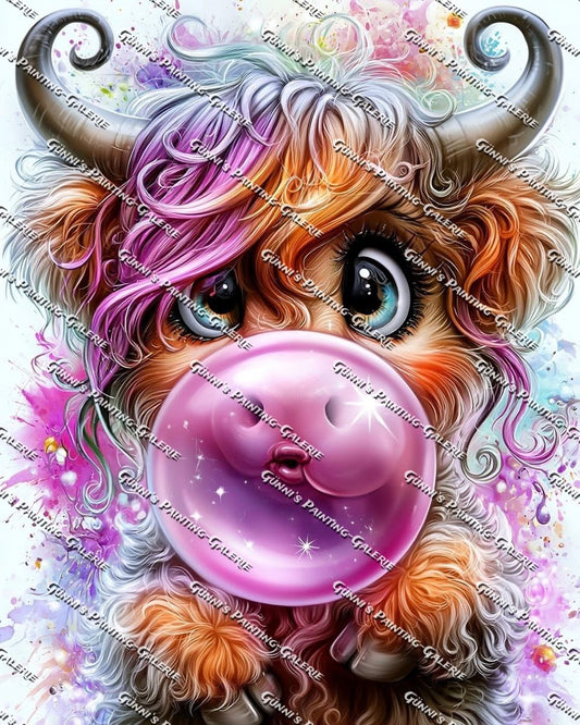 Bubble Muh by illumaris KI_Art 80x100 295 Farben