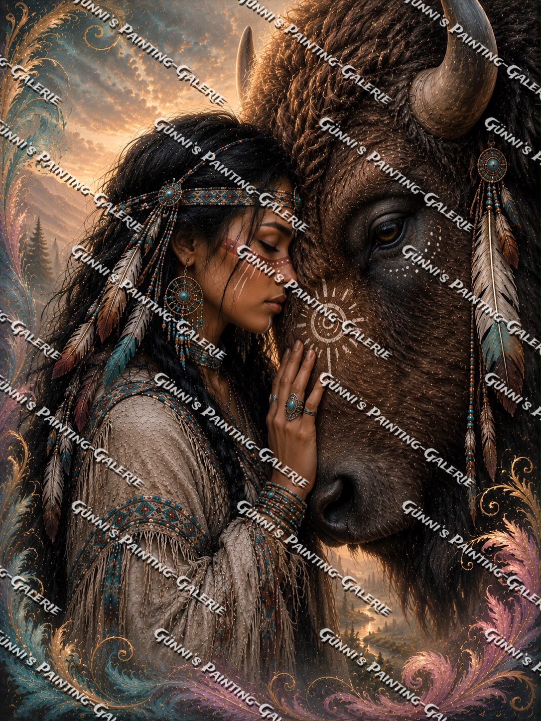 Seelenverbindung by Biggilee_Art 75x100 140 Farben