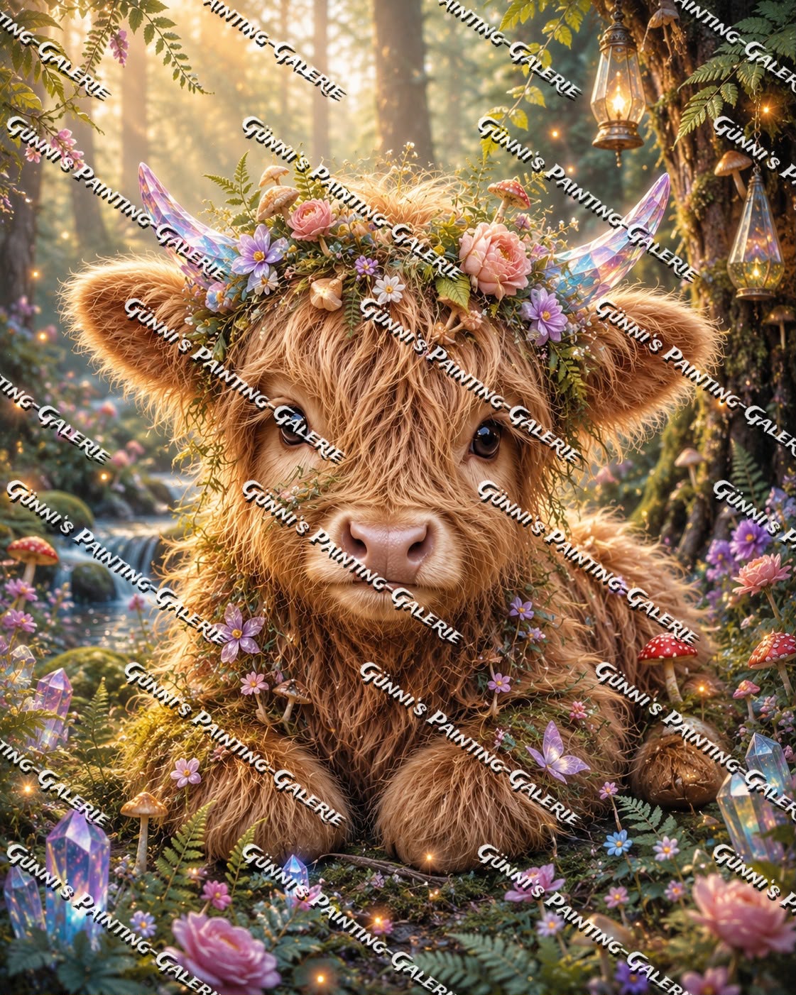 Das verzauberte Kälbchen by Biggilee_Art 80x100 270 Farben