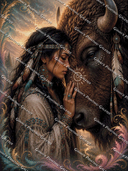 Seelenverbindung by Biggilee_Art 75x100 140 Farben